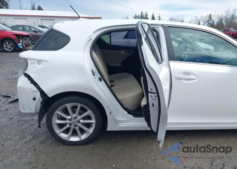 2011 Lexus Ct 200H Premium from USA, damaged, VIN JTHKD5BH5B2040965